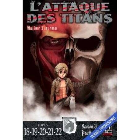 L'ATTAQUE DES TITANS - Coffret Tome 18 à 22