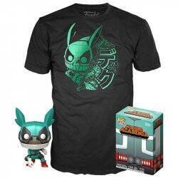 MY HERO ACADEMIA - Booble Head POP N° xx- Deku W/ Helmet + T-shirt (L)