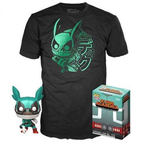 MY HERO ACADEMIA - Booble Head POP N° xx- Deku W/ Helmet + T-shirt (S)