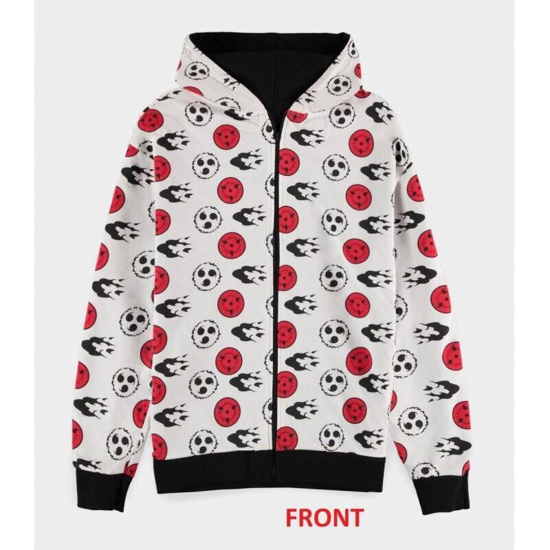 NARUTO SHIPPUDEN - Symbols - Pull à Capuche Zipper Réversible (M)