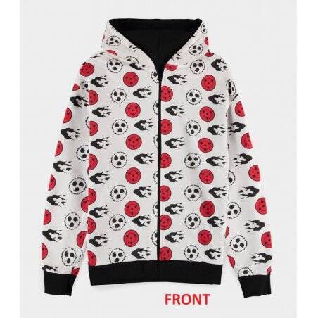 NARUTO SHIPPUDEN - Symbols - Pull à Capuche Zipper Réversible (M)