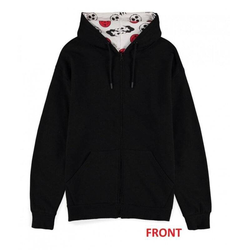 NARUTO SHIPPUDEN - Symbols - Pull à Capuche Zipper Réversible (M)