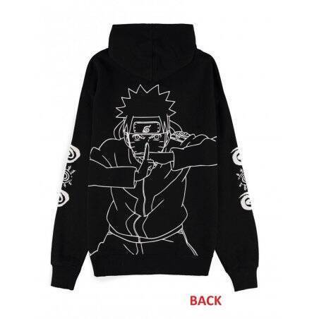 NARUTO SHIPPUDEN - Naruto - Pull à Capuche Zipper Homme (S)