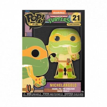 TEENAGE MUTANT NINJA TURTLES- Pop Large Enamel Pin N° 21- Michelangelo