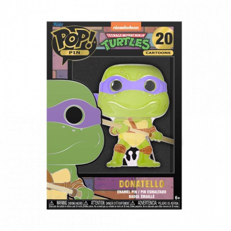 TEENAGE MUTANT NINJA TURTLES - Pop Large Enamel Pin N° 20 - Donatello