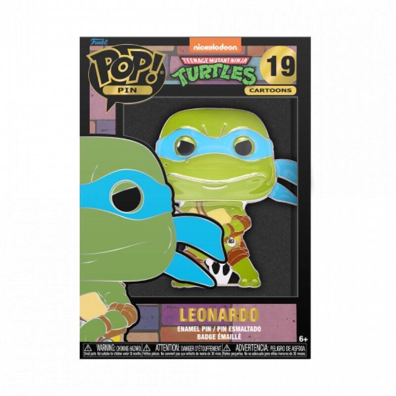 TEENAGE MUTANT NINJA TURTLES - Pop Large Enamel Pin N° 19 - Leonardo
