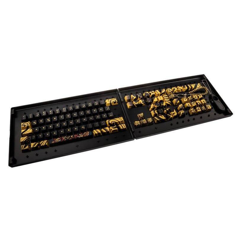 Traitors TIGER SKETCH Limited Keycap Set, PBT (DE)