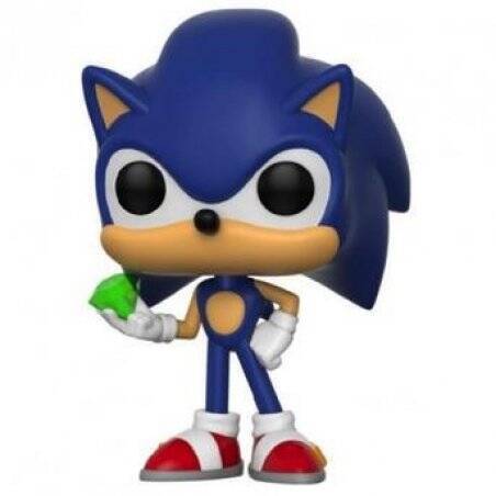 SONIC - Bobble Head POP N° 284 - Sonic with Emerald