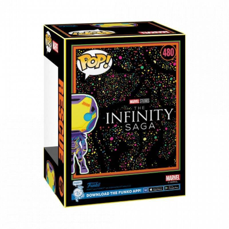 MARVEL - Booble Head POP N° 480 - Rescue Blacklight + T-shirt (XL)