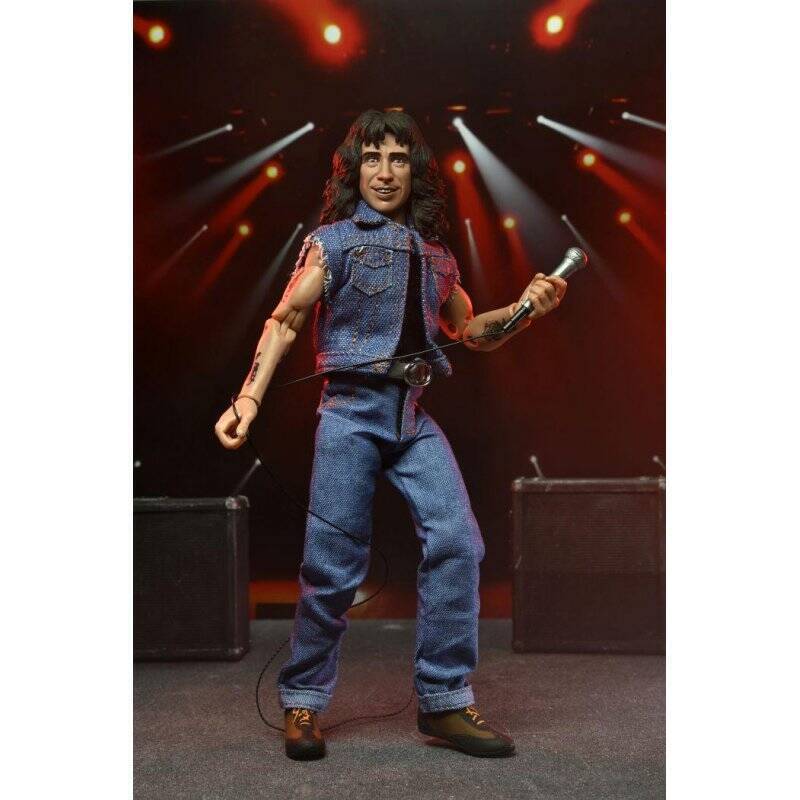 AC-DC - Bon Scott - Figurine Habillée 20cm
