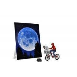 E.T. - Elliot et E.T. en vélo - Figurine 40ème anniversaire 18cm