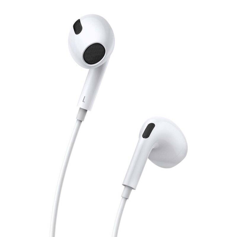 Baseus Earphone Encok H17 in-ear wired earphone with 3.5mm jack wired headphones White (NGCR020002)