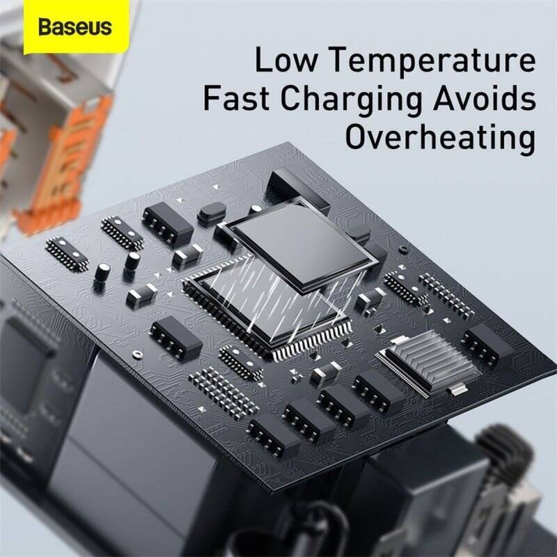 Baseus Travel Charger Compact Quick Charger U+U+C PD3.0, QC 3.0 30W EU White (CCXJ-E02)