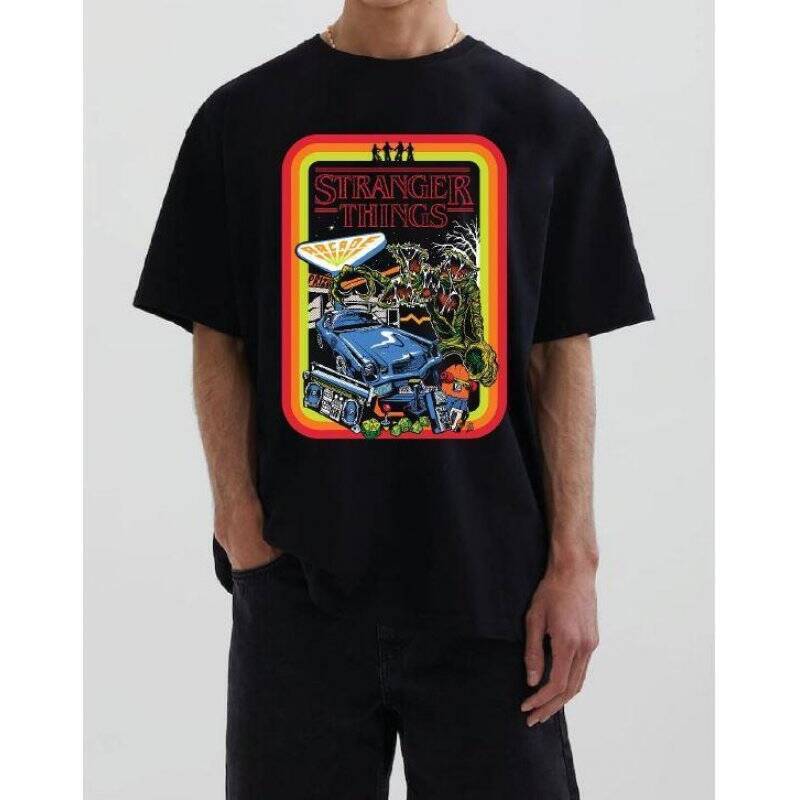 STRANGER THINGS - Arcade - T-Shirt Homme (M)