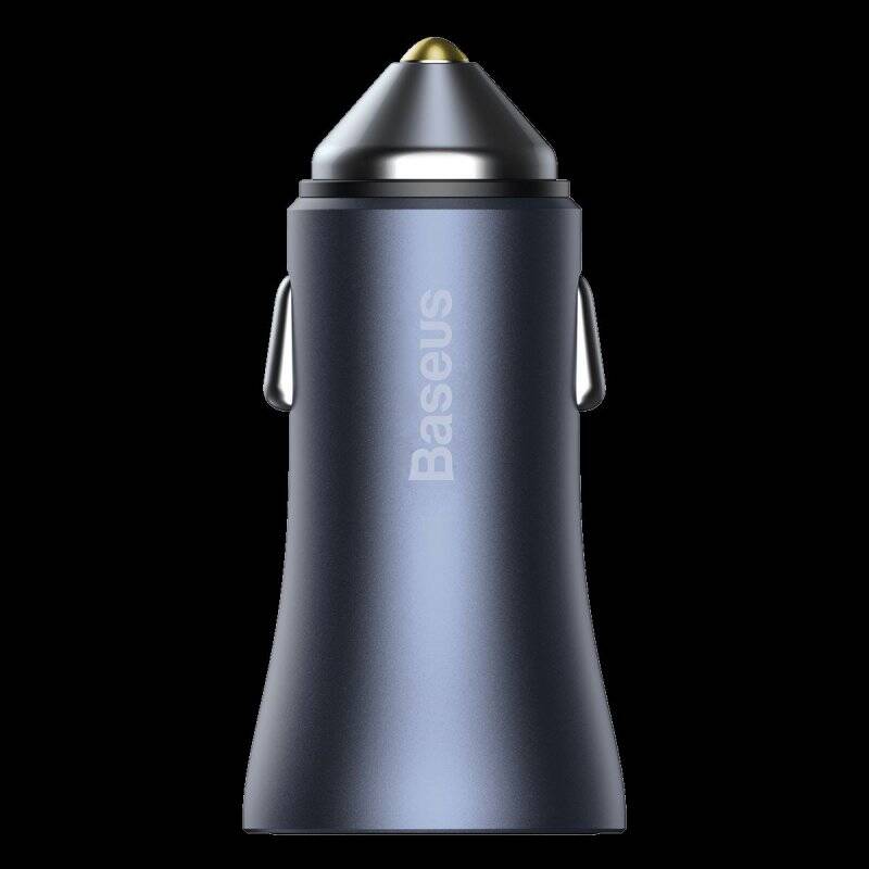 Baseus Car Charger Golden Contactor Pro Dual Quick Charger U+U Power Delivery 3.0 Quick Charge 4, SCP FCP AFC 40W Dark G