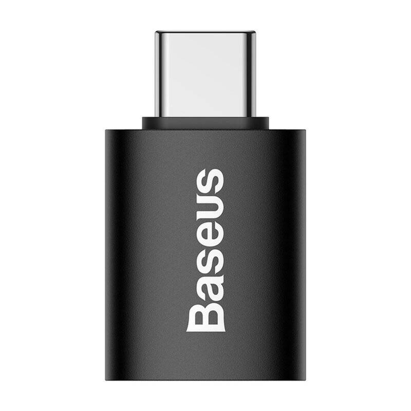 Baseus Converter Ingenuity Series Mini OTG Adaptor USB-A 3.1 Female to Type-C Male Black (ZJJQ000001)