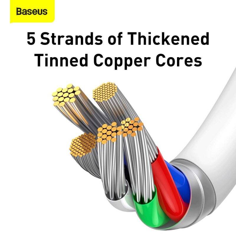 Baseus Type-C - Lightning Superior Series fast charging data cable PD 20W 1.5m White (CATLYS-B02)