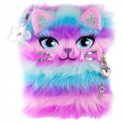Tinka - Plush Diary with Lock - Crazy Cat (8-802137)