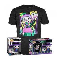 BATMAN 89 - Booble Head POP - Joker a/ haut-parleur + T-shirt (S)