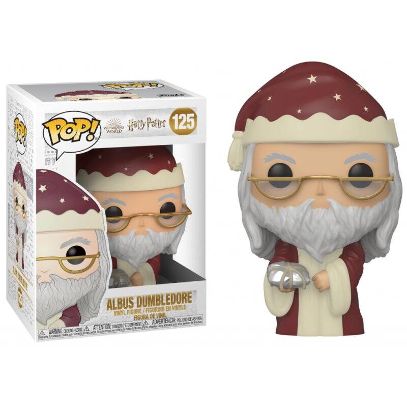 HARRY POTTER - Bobble Head POP N° 125 - Holiday Albus Dumbledore