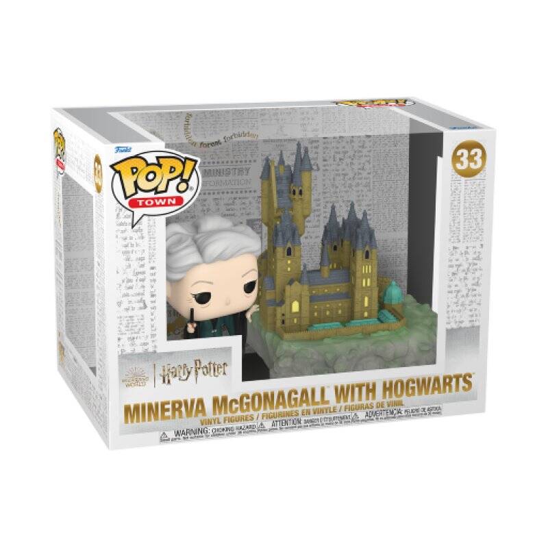 HARRY POTTER - POP TOWN N° 33 - 20ème Anniv. - Minerva avec Poudlard