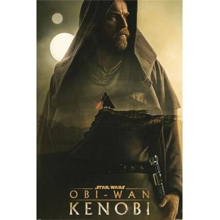 STAR WARS OBI-WAN KENOBI - Lumière vs Obscurité - Poster 61x91cm