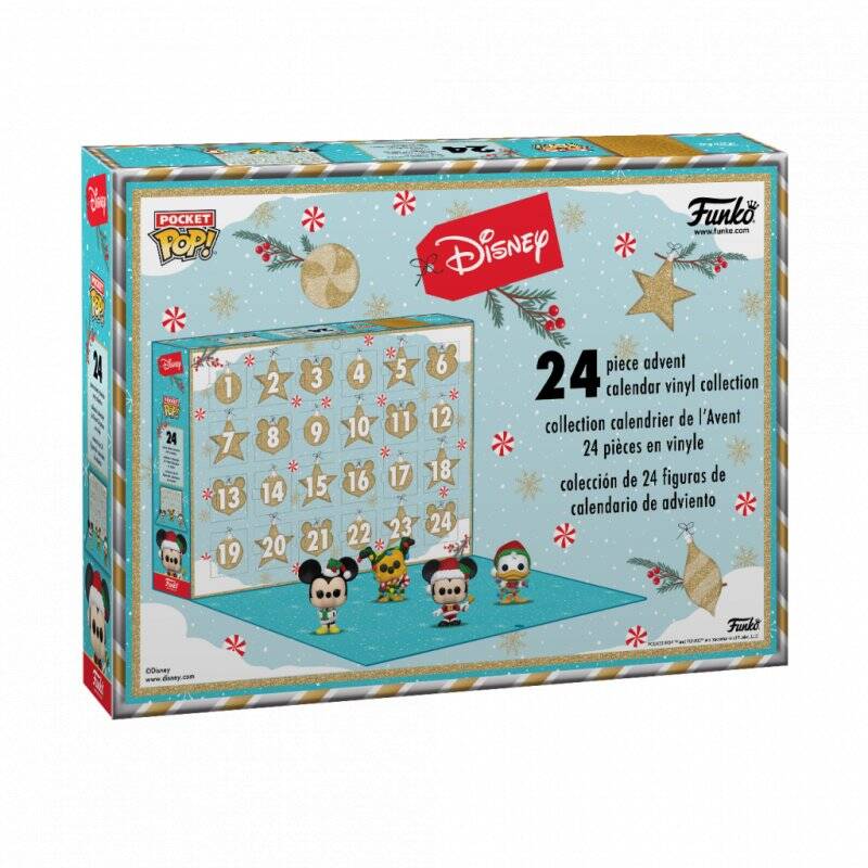 DISNEY - Pocket Pop - Calendrier de l'avent 2022 - 24 figurines