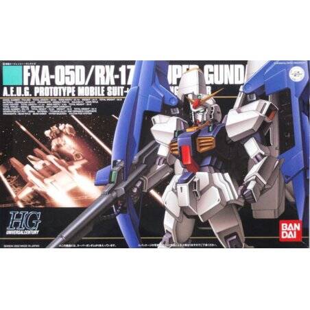 GUNDAM - HGUC - FXA-05D/RX178 Super Gundam 1/144 - Model Kit