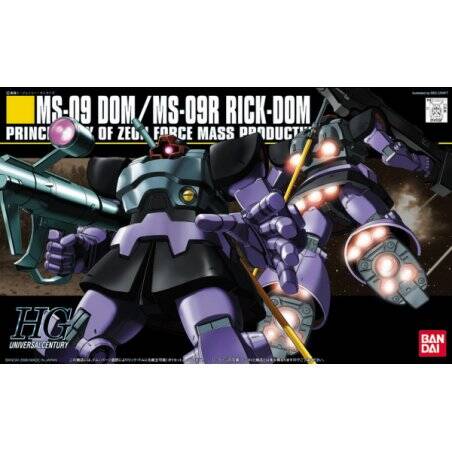 GUNDAM - HGUC MS-09 Dom/MS-09R Rick-Dom 1/144 - Model Kit