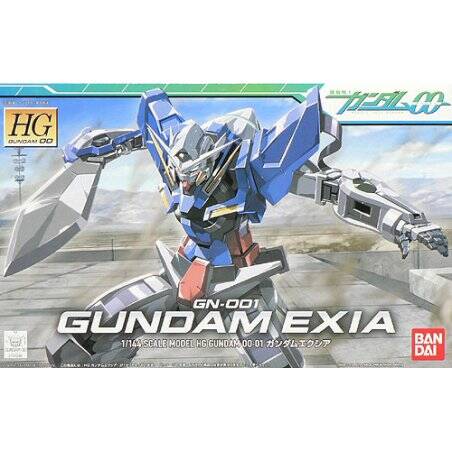 STOCKJBE1 - GUNDAM - HG 1/44 EXIA - Model Kit - 13cm