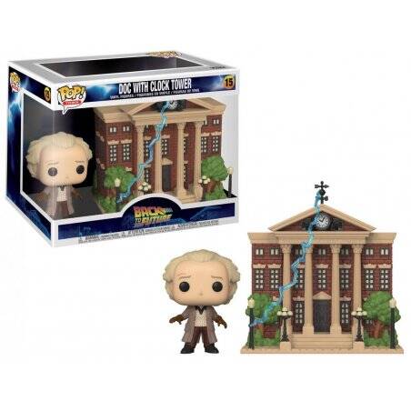 FUNKO Pop Town: Bttf- Doc W/Clock Tower