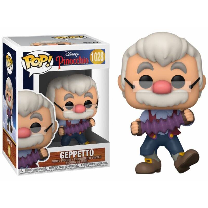 DISNEY PINOCCHIO - Bobble Head POP N° xxx - Geppeto w/Accrdion