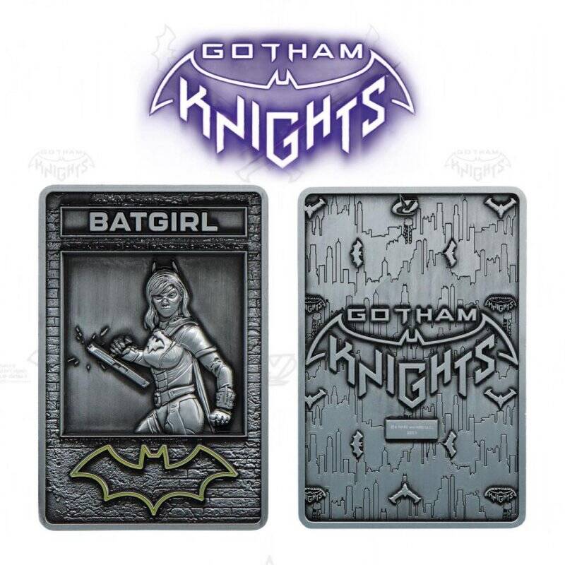 GATHAM KNIGHTS - Batgirl - Lingot en Métal Collection Limitée