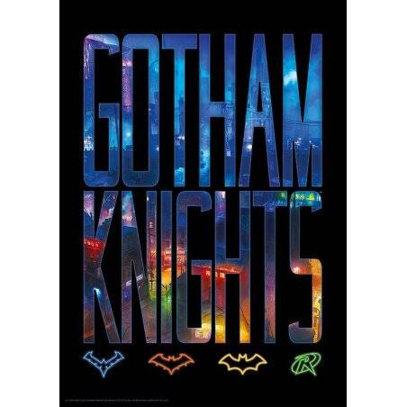 GOTHAM KNIGHTS - Logo - Art Print - Edition Limitée 'A3'