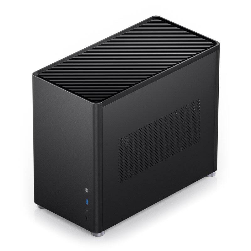 Jonsbo D30 mATX Gehäuse, Tempered Glass - schwarz