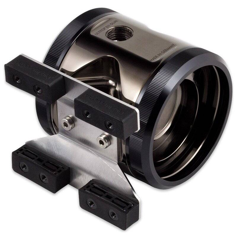 aqua computer ULTITOP DUAL D5 MIRROR Pumpendeckel für zwei D5 Pumpen - schwarz