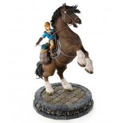 ZELDA BREATH ON THE WILD - Link à Cheval - Statuette 56cm