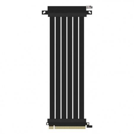 Ssupd Riser Flachband-Kabel - PCIe 4.0, 270mm, schwarz