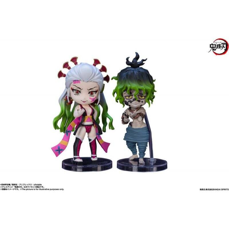 DEMON SLAYER - Daki & Gyutaro - Pack 2 Figurines Figuarts Mini 9cm