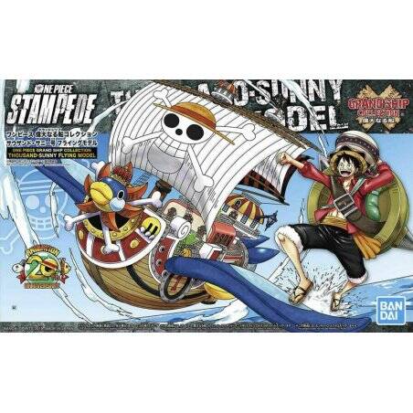 ONE PIECE - Model Kit - Ship - Grand Ship Thousand Sunny Flying - 12cm