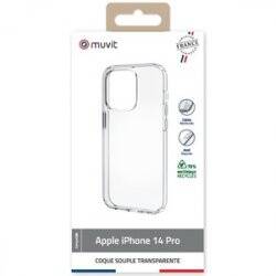 MUVIT FOR FRANCE COQUE TRANSPARENTE RECYCLEE IPHONE 14 PRO
