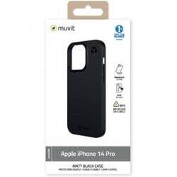MUVIT FOR CHANGE COQUE RECYCLETEK SOUPLE NOIR IPHONE 14 PRO