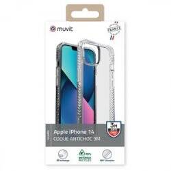 MUVIT FOR FRANCE COQUE CRYSTAL RENFORCEE 3M IPHONE 14