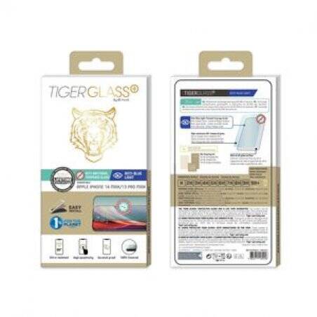 TIGER GLASS PLUS VT ANTI LUMIERE BLEUE IPHONE 14 PLUS/13 PRO MAX