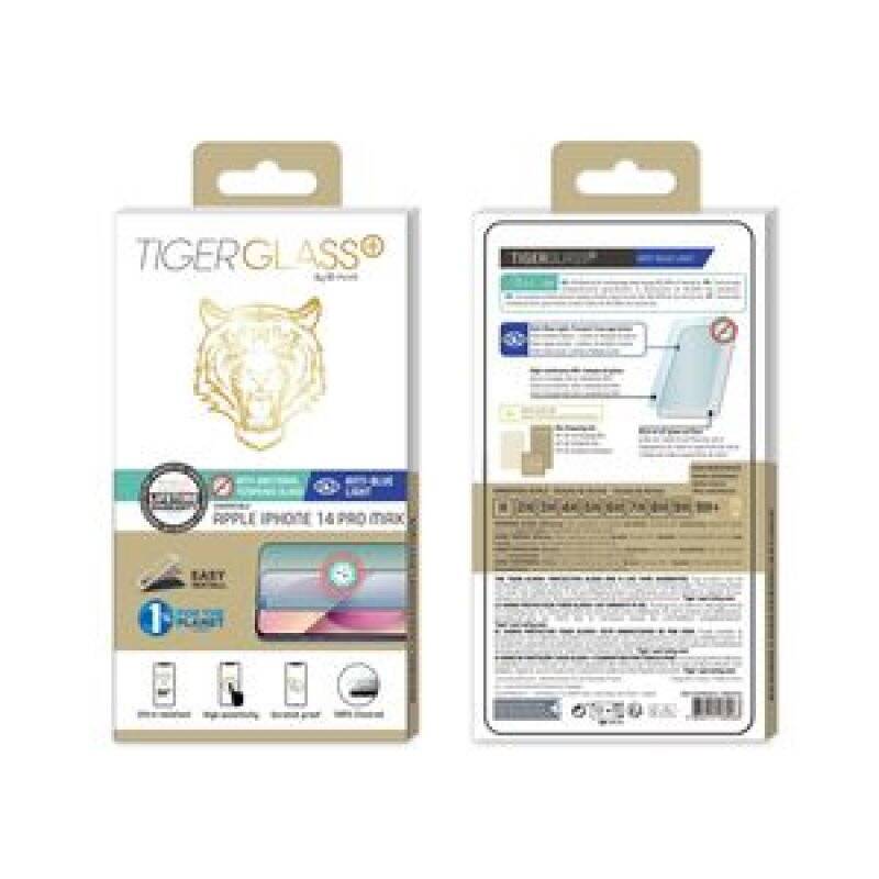 TIGER GLASS PLUS VT ANTI LUMIERE BLEUE IPHONE 14 PRO MAX