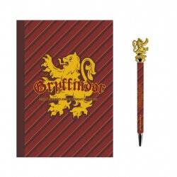 HARRY POTTER - Set Papeterie Gryffondor - Bloc-notes + Stylo - 2 Pc