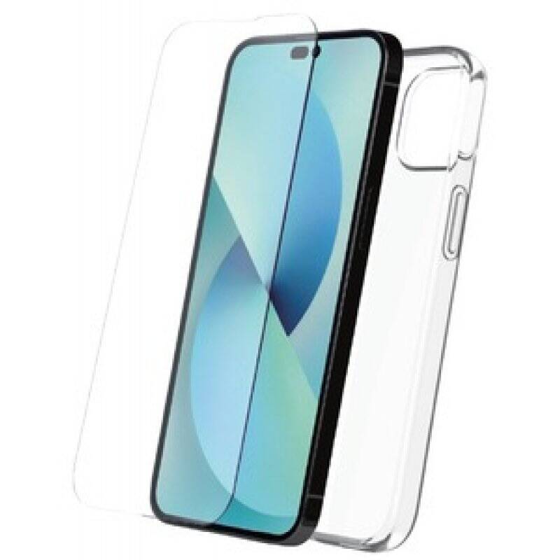 MYWAY STARTER PACK COQUE SOUPLE + VERRE TREMPE IPHONE 14 PRO