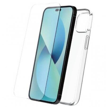 MYWAY STARTER PACK COQUE SOUPLE + VERRE TREMPE IPHONE 14 PRO