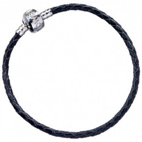 HARRY POTTER - Bracelet Fantaisie cuir noir - 19cm