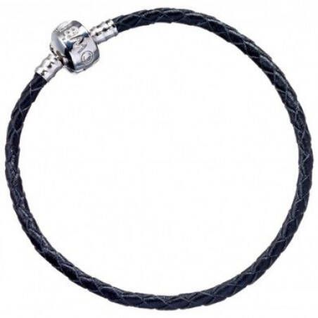 HARRY POTTER - Bracelet Fantaisie cuir noir - 18cm